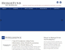 Tablet Screenshot of hedgefundnetworking.com